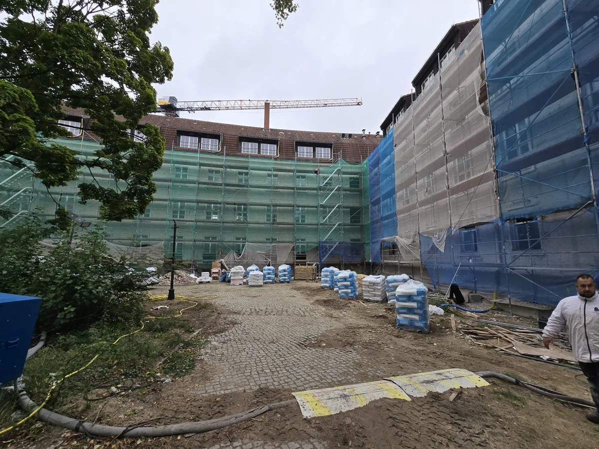 Baustellenansicht beim Projekt Umweltbundesamt in Berlin